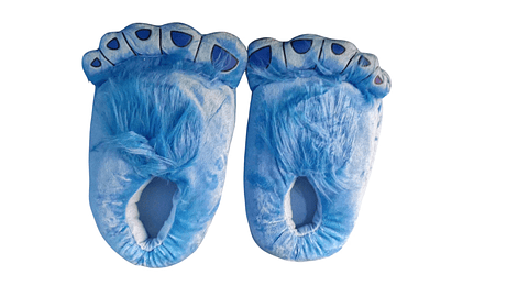BABUCHAS PANTUFLAS MONSTER AZUL