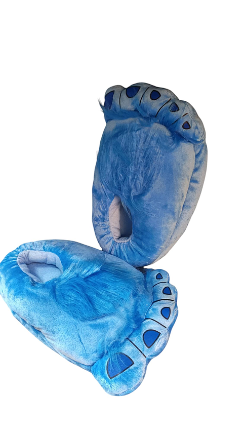 BABUCHAS PANTUFLAS MONSTER AZUL