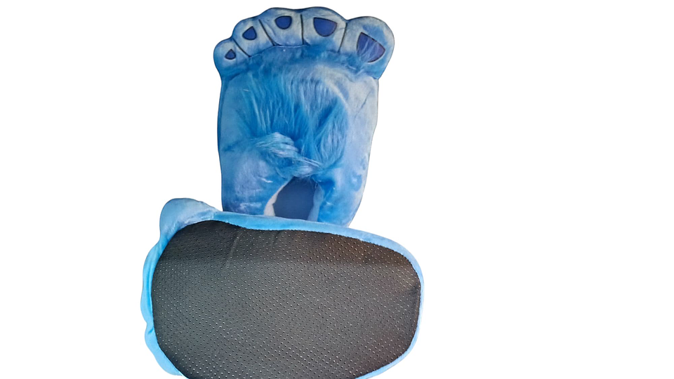 BABUCHAS PANTUFLAS MONSTER AZUL 3