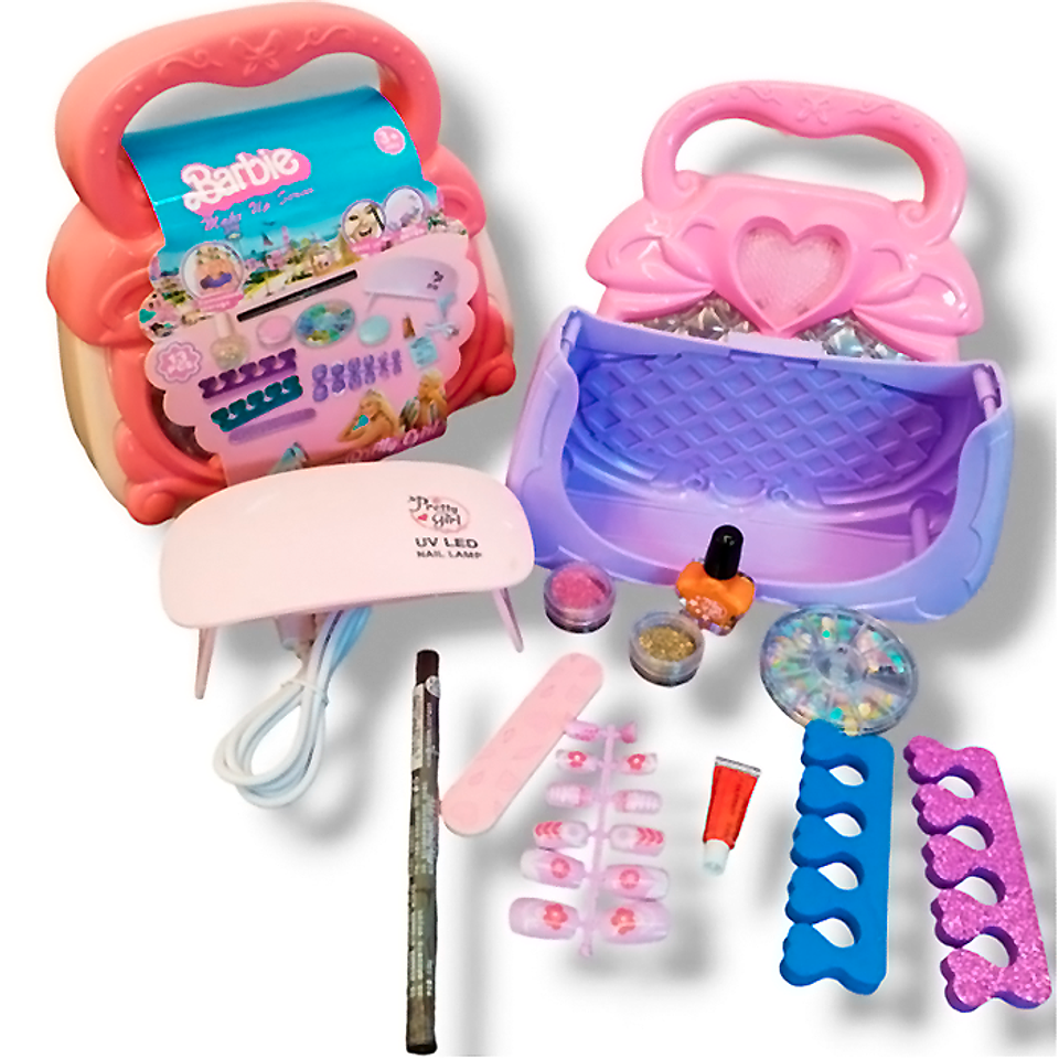  Barbie Set Belleza Infantil Maquillaje Juguetes Didácticos 1