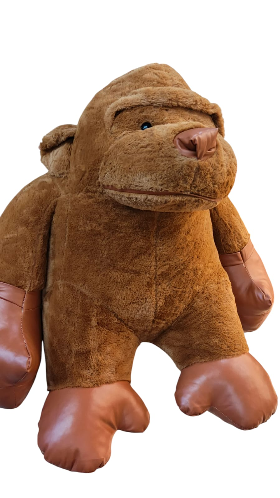 PELUCHE GORILA EXTRA GRANDE MARRÓN O NEGRO 1