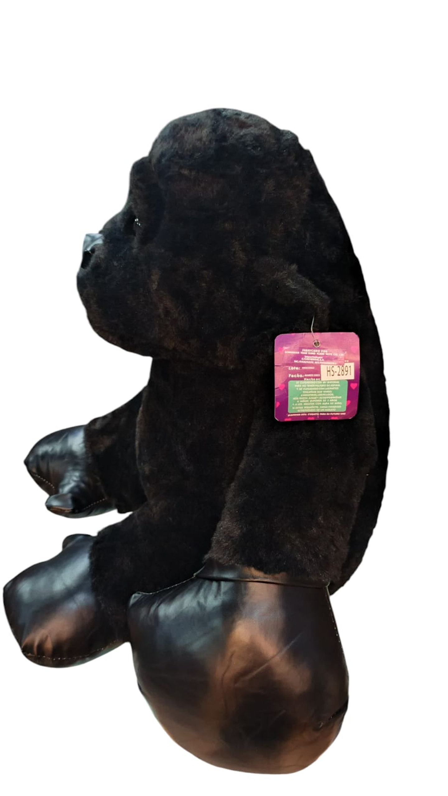 PELUCHE GORILA EXTRA GRANDE MARRÓN O NEGRO 5