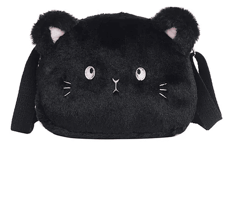 Bolso De Felpa Gato