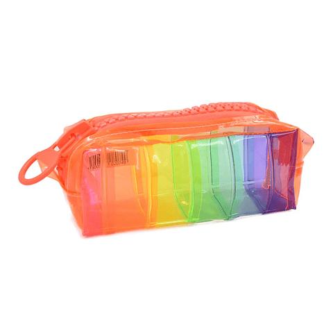 CARTUCHERA MULTICOLOR CON MAXI CIERRE