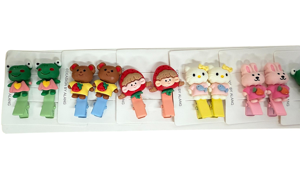 Pinza Mini X10 Pares Gancho para Cabello 2