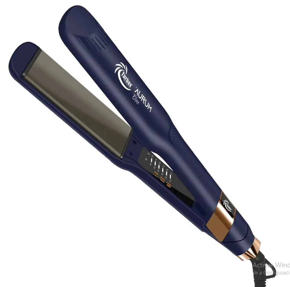 Plancha para el Pelo TURBOX Original Aurum Blue 2