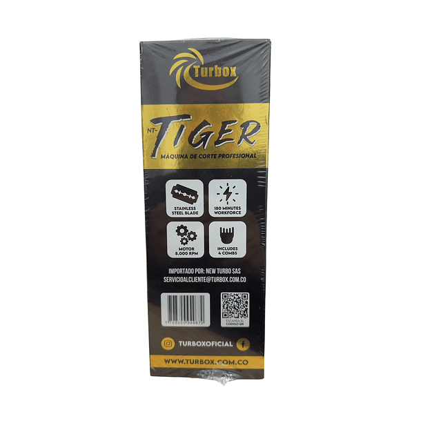 Maquina de Corte Profesional Inalambrica TURBOX NT- Tiger 3