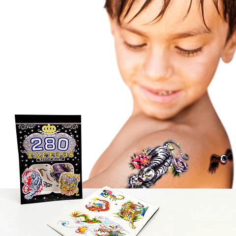 Tatuajes Temporales  Niños Niñas Tattoos Pequeños