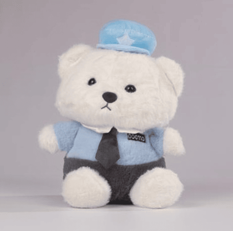 PELUCHE PERRO POLICIA
