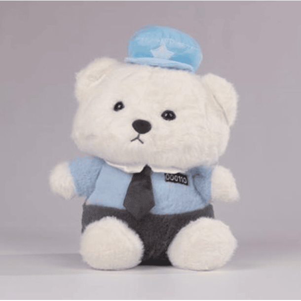 PELUCHE PERRO POLICIA 
