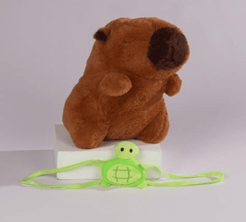PELUCHE CAPIBARA TORTUGA CLARO