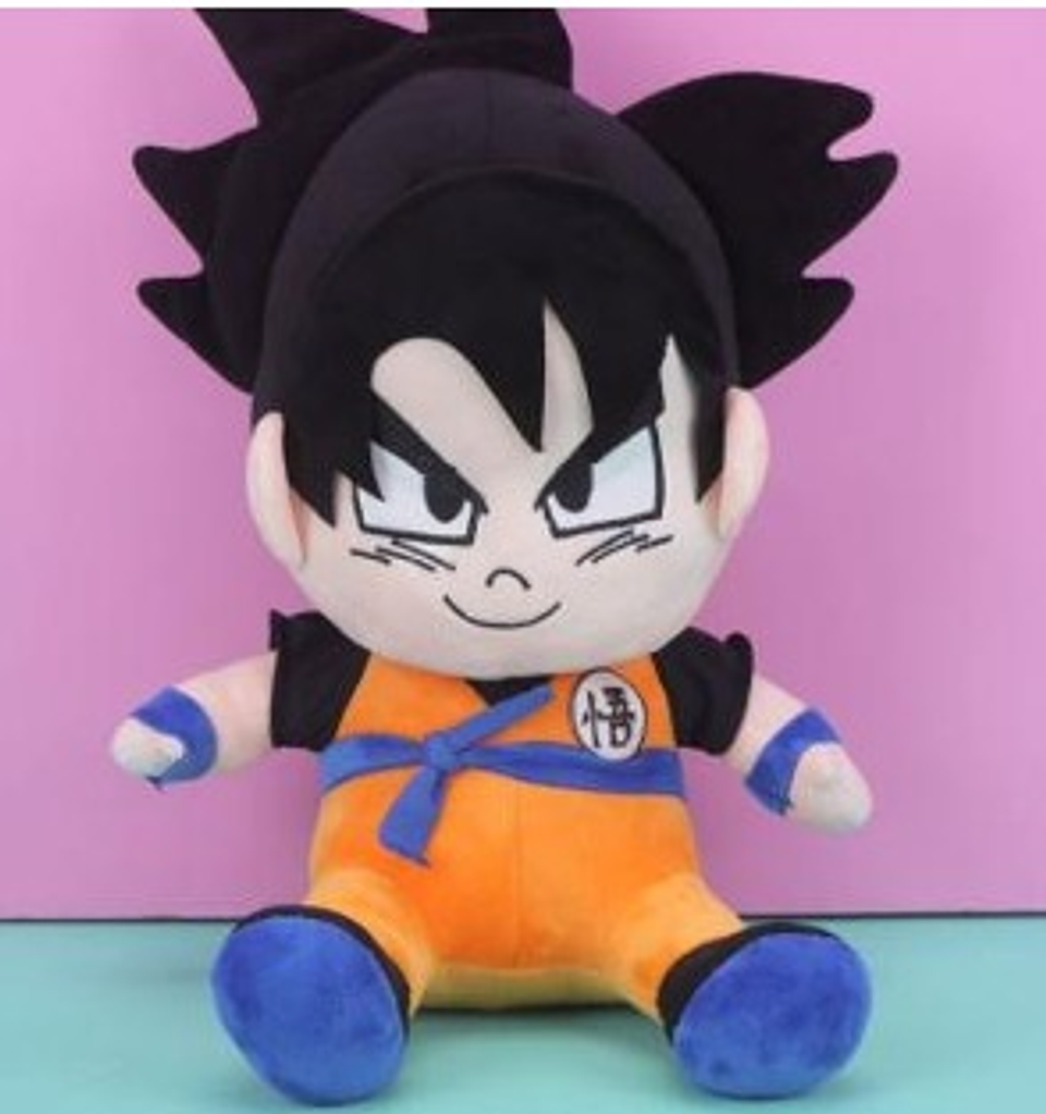 PELUCHE GOKU PELO NEGRO 1