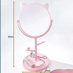 ESPEJO ORGANIZADOR GATO