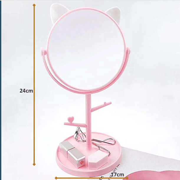 ESPEJO ORGANIZADOR GATO 