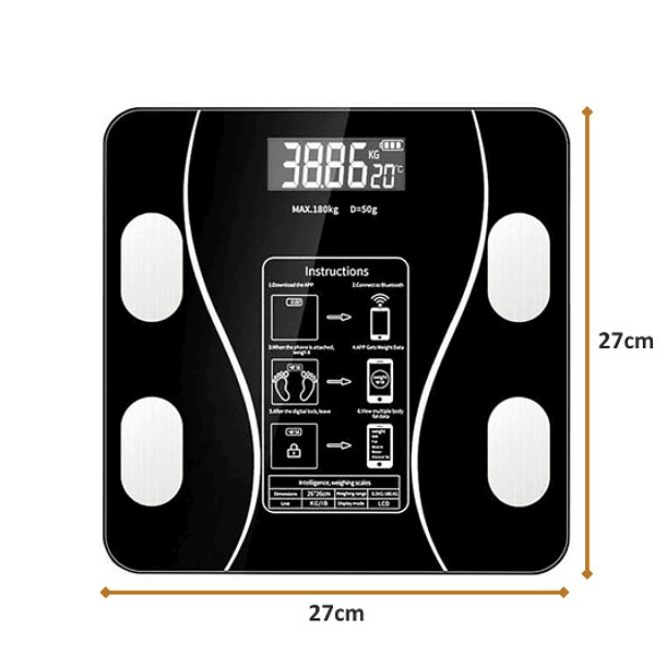 BASCULA VIDRIO DIGITAL 