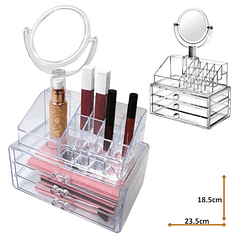 ORGANIZADOR COSMETICO ACRILICO