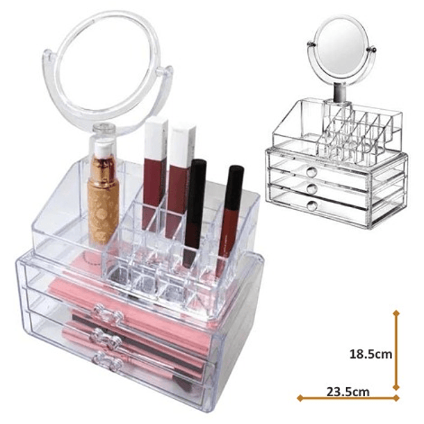 ORGANIZADOR COSMETICO ACRILICO 