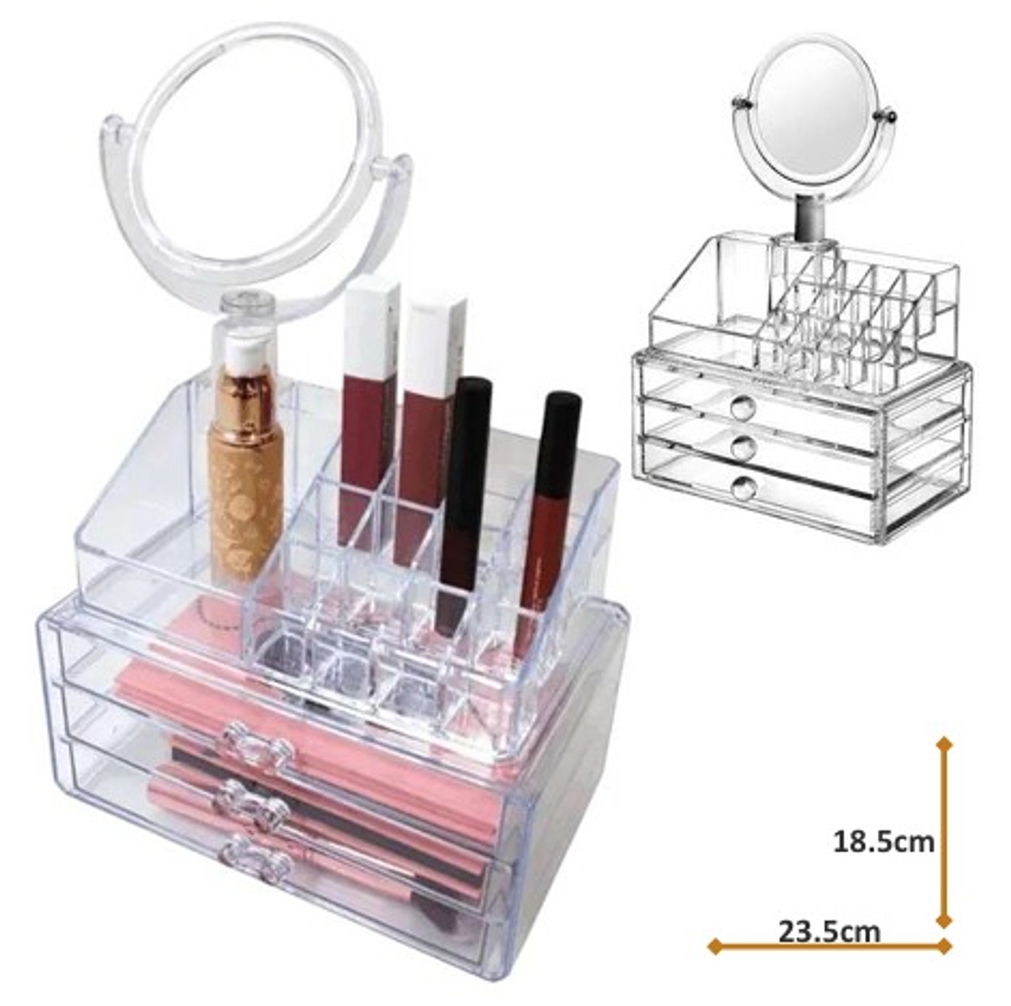 ORGANIZADOR COSMETICO ACRILICO 1