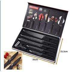 SET CUCHILLOS 6 PCS