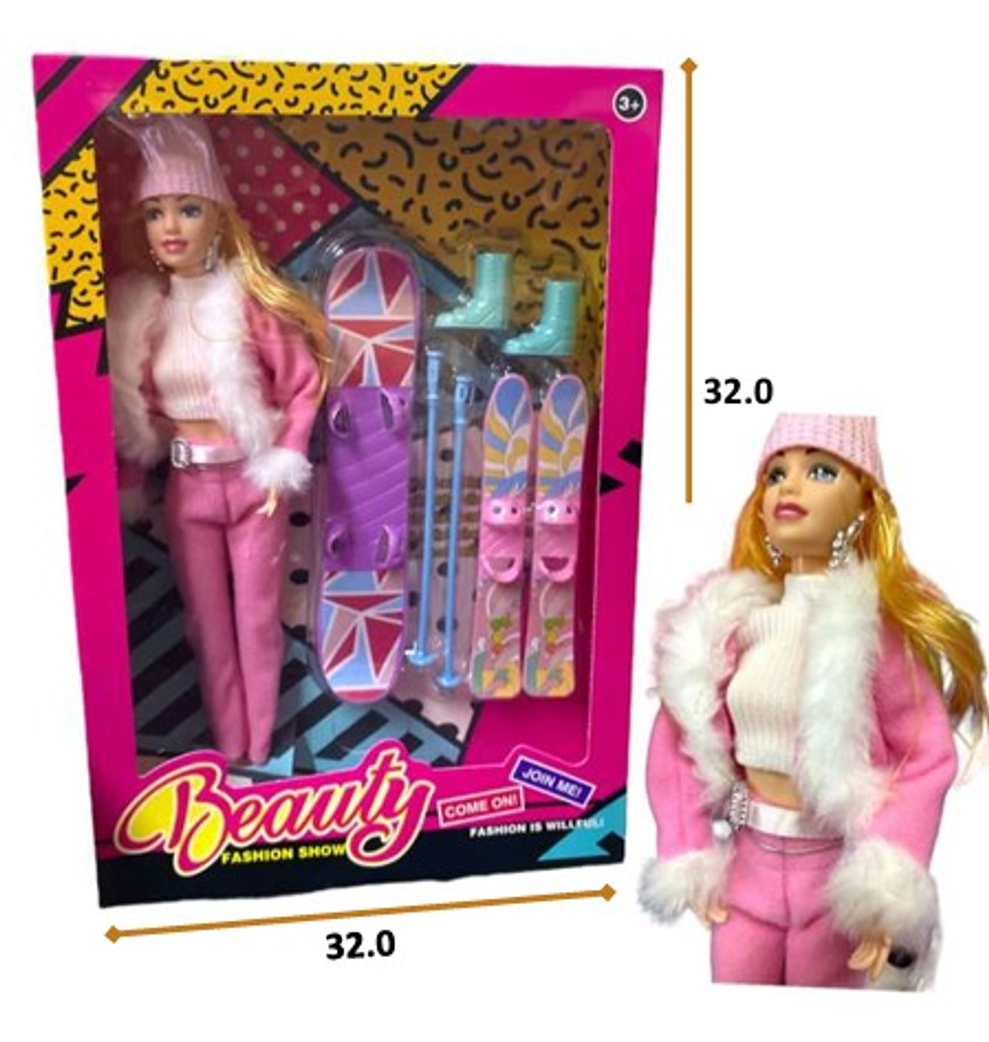 PATINADORA SOBRE NIEVE 1