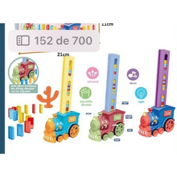 DOMINO TREN ELECTRICO 