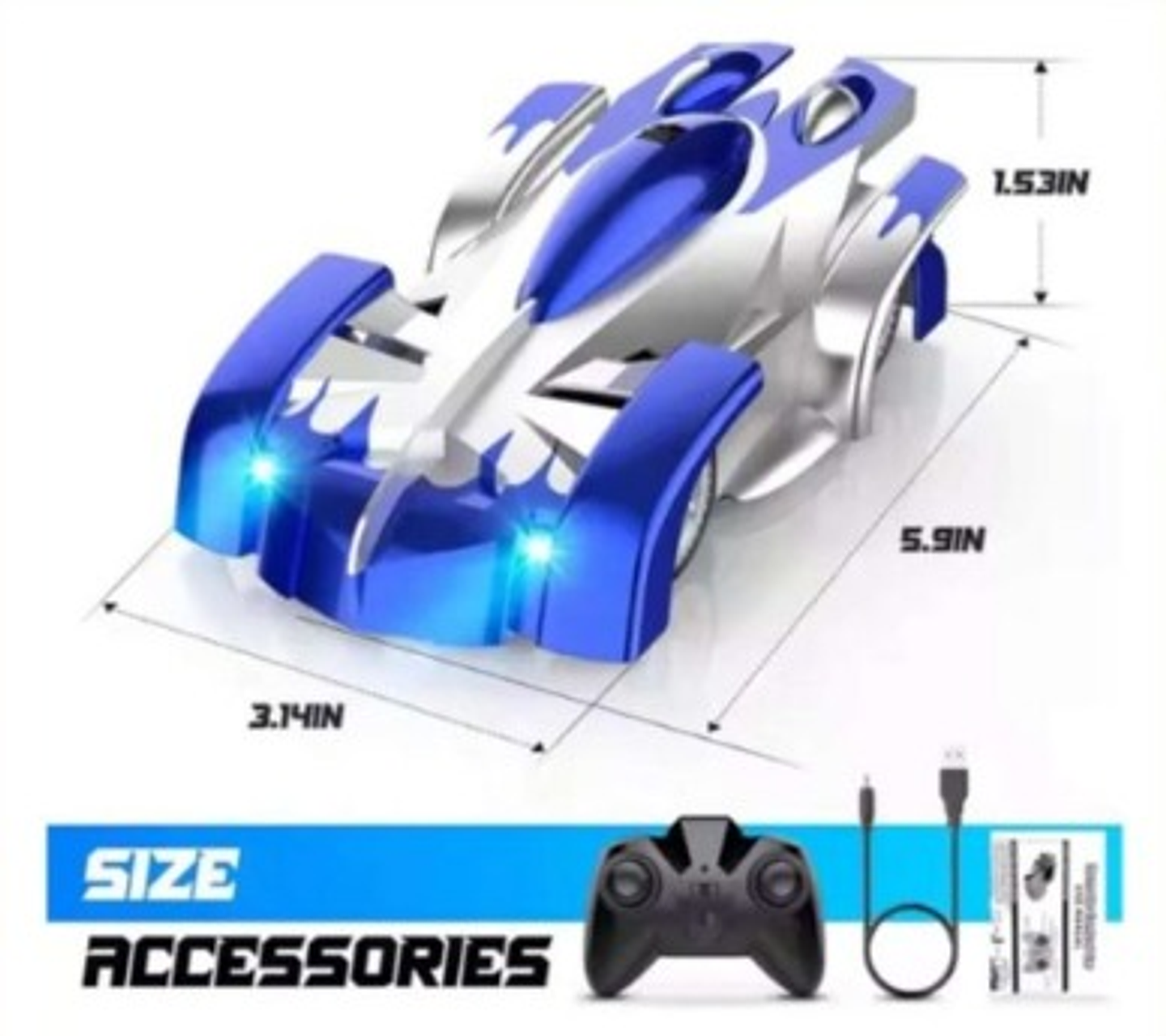 CARRO CONTROL REMOTO PAREDES WALL CLIBER 1