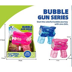 PISTOLA DE BURBUJAS LUCES
