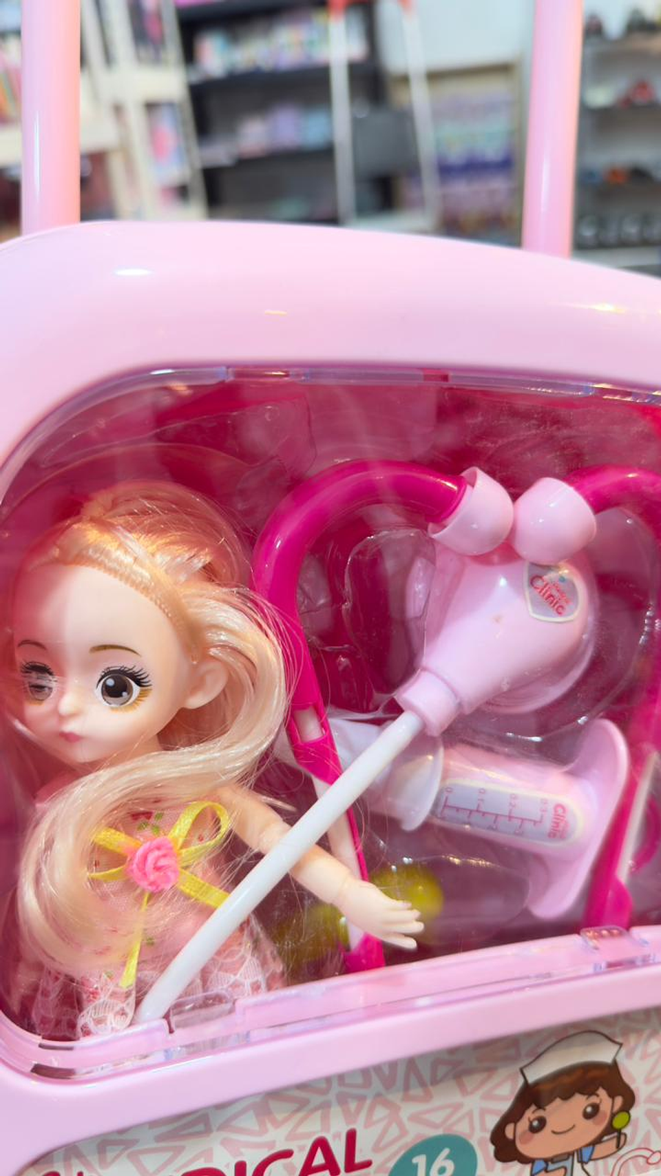 DOCTORA SET JUGUETES NIÑAS DIDÁCTICO MUÑECA ENFERMERA 3