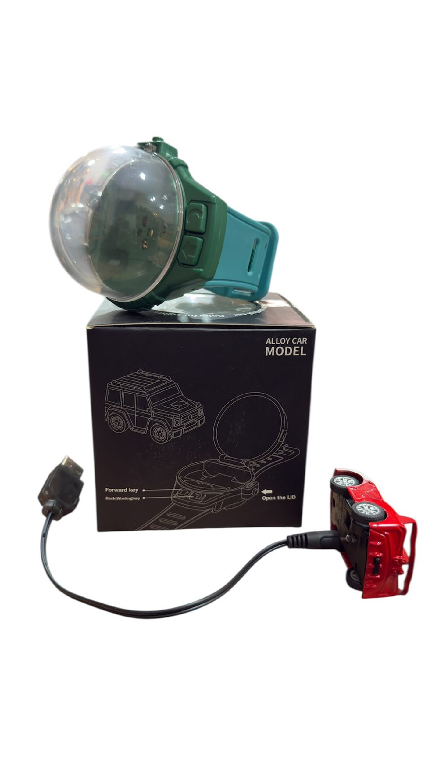 RELOJ CARRO CONTROL REMOTO RECARGABLE 2