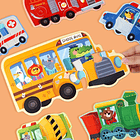 Rompecabezas Animales Transporte 4