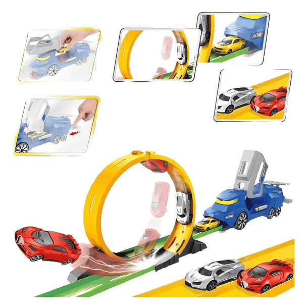 Pista Carros en forma de Camión Lanzador 3