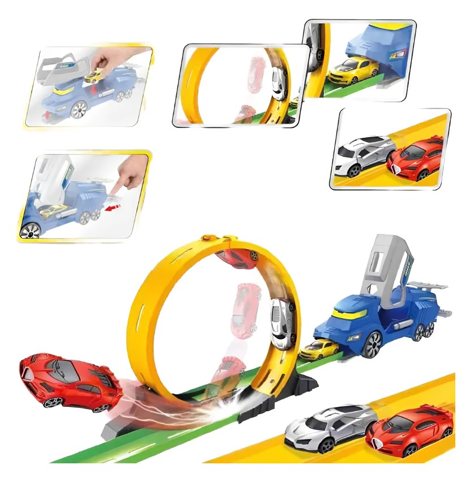 Pista Carros en forma de Camión Lanzador 3