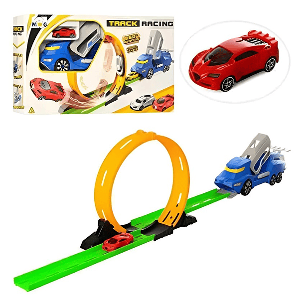 Pista Carros en forma de Camión Lanzador 4