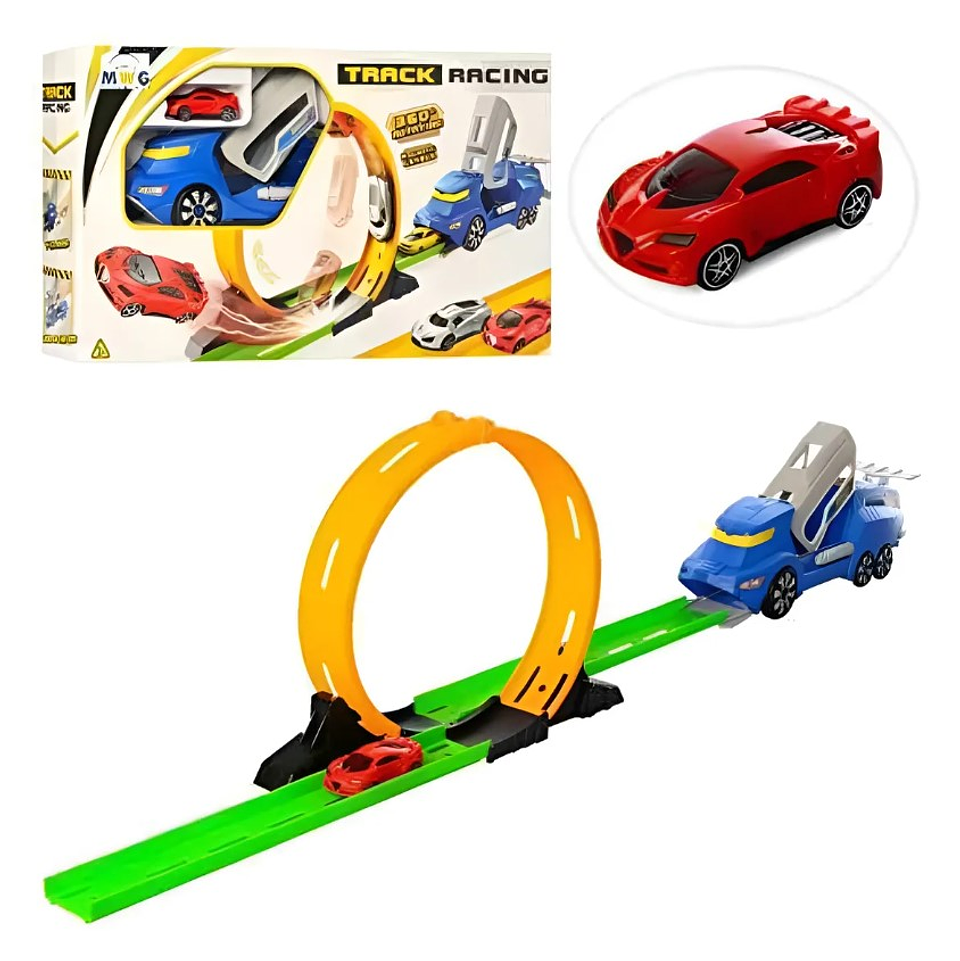 Pista Carros en forma de Camión Lanzador 4