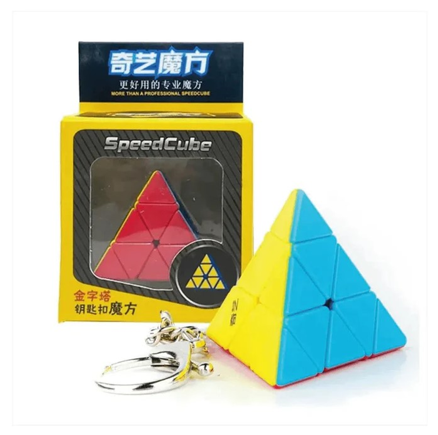 Llavero Cubo Rubik Piramide 4