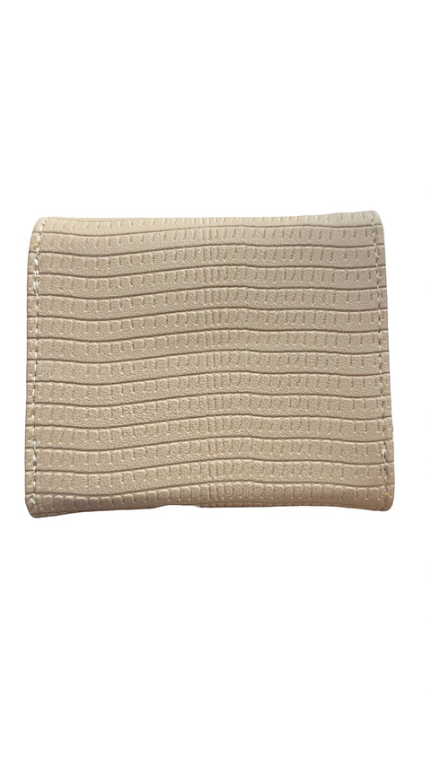 CARTERA DAMA ZHARA TRIFOLD CREMA