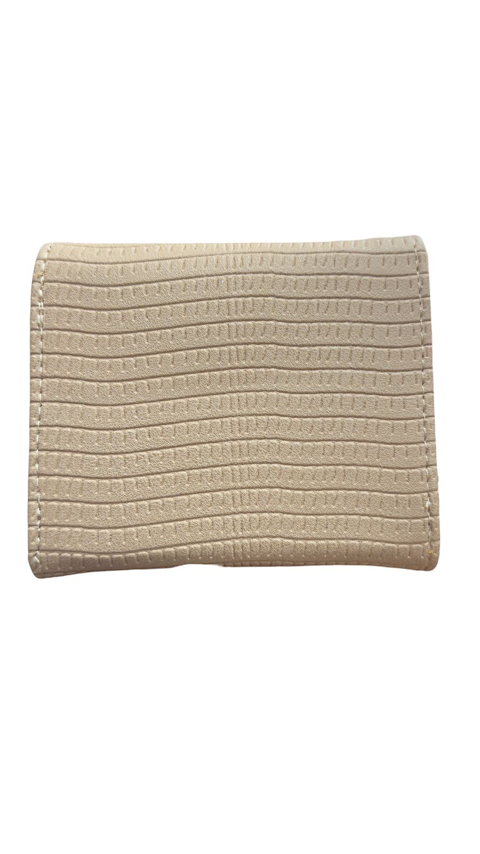 CARTERA DAMA ZHARA TRIFOLD CREMA 2