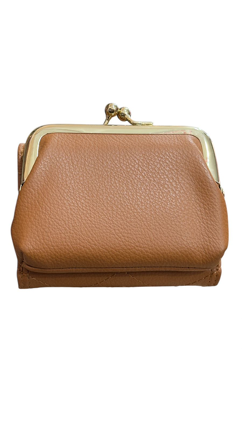 CARTERA MONEDERO MARRON