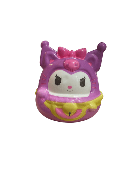 SQUISCHY KUROMI VERSIÓN DARUMA PÚRPURA