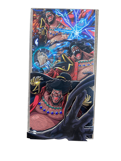 CUADRO 3D MARSHALL D. TEACH - BLACKBEARD ONE PICE