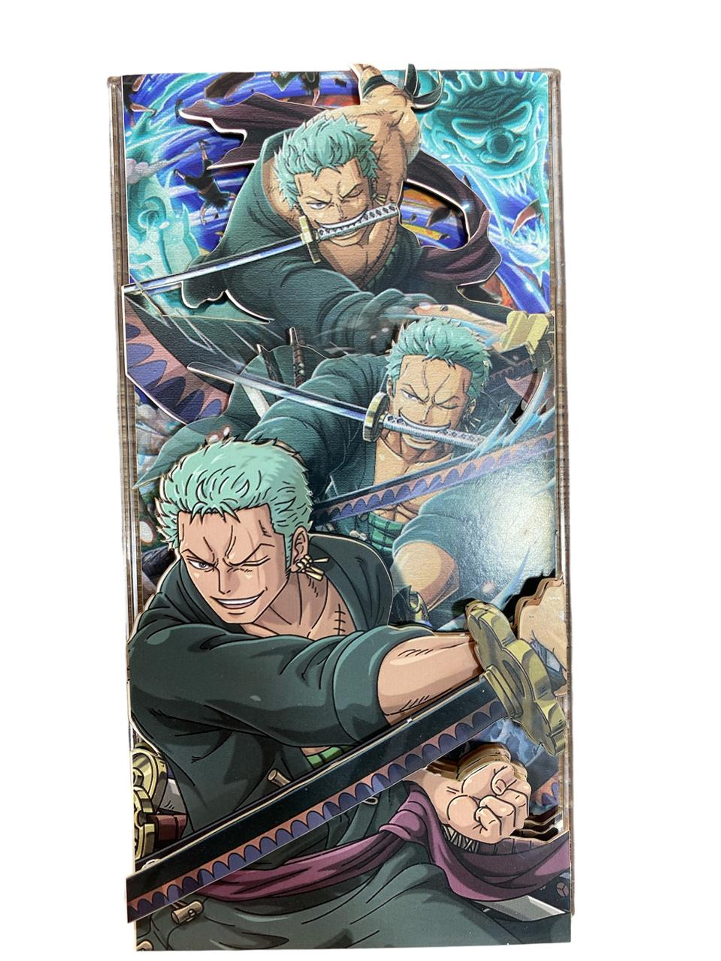 CUADRO 3D RORONOA ZORO EL CAZADOR DE PIRATAS 1