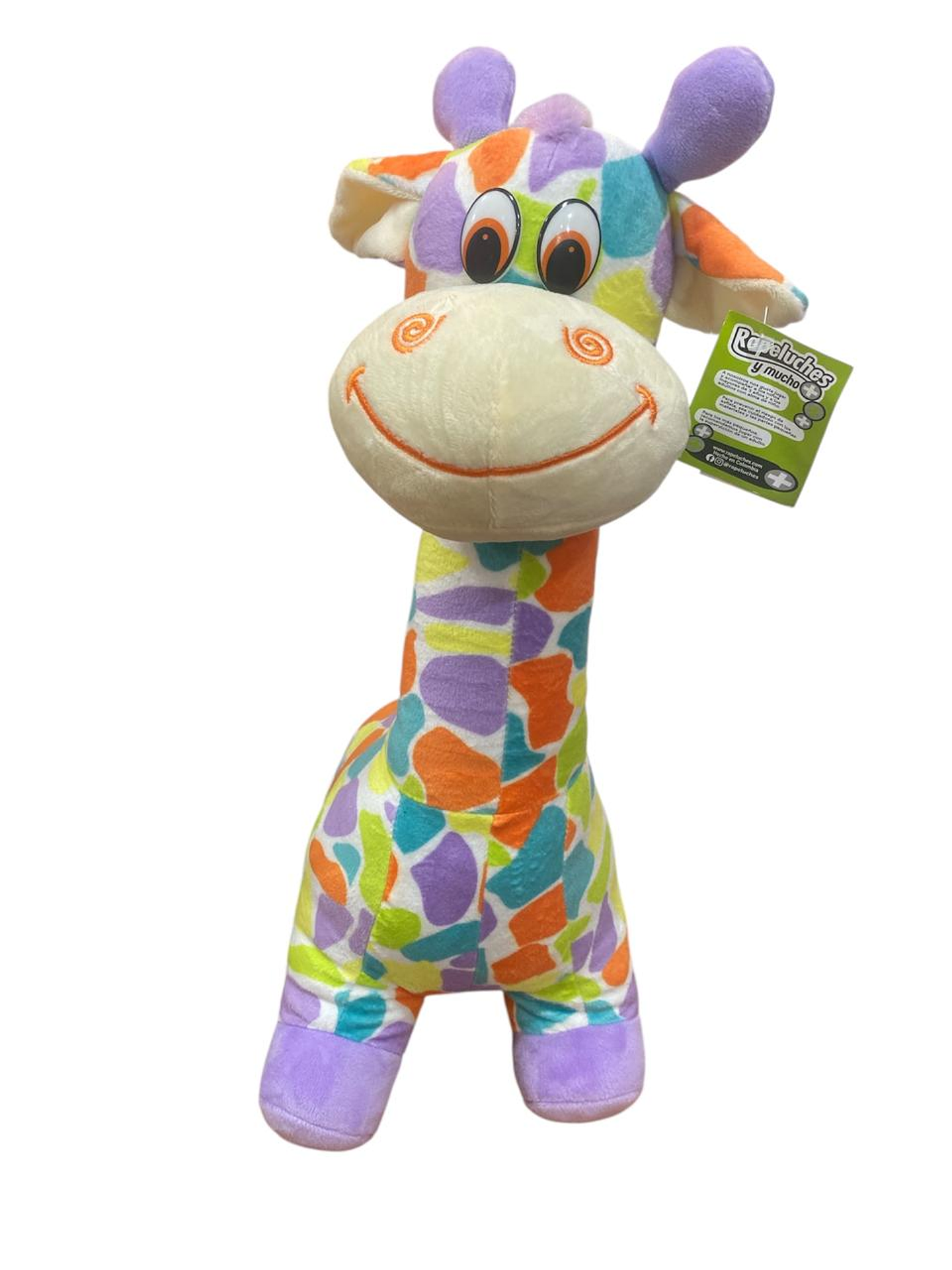 JIRAFA PELUCHE COLORES 1