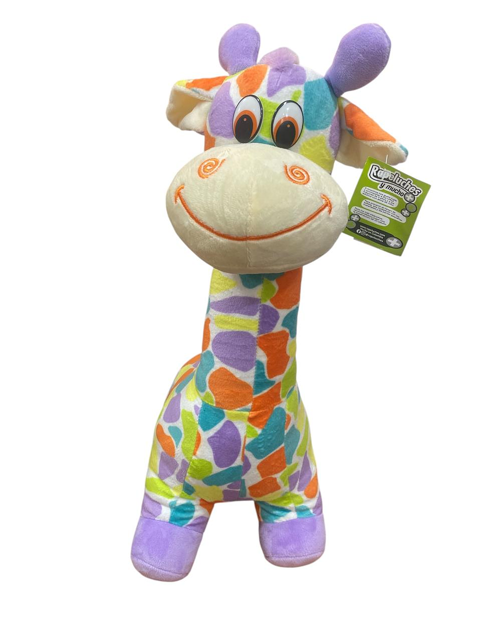 JIRAFA PELUCHE COLORES 1