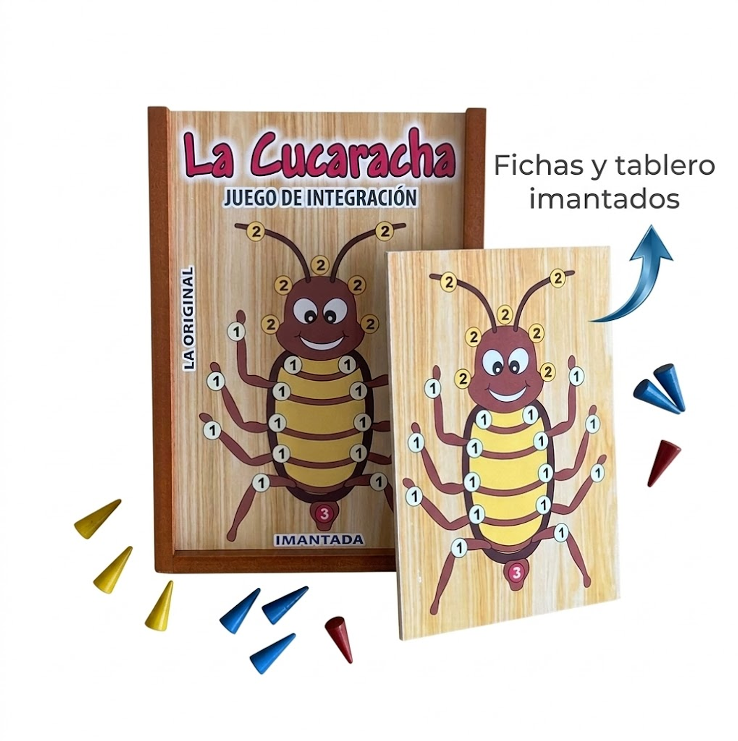 JUEGO DE MESA LA CUCARACHA IMANTADA ORIGINAL 7