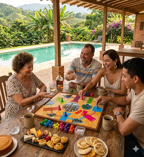 PARQUES IMANTADO DE MADERA JUEGO DE MESA 4 Y 6 PUESTOS