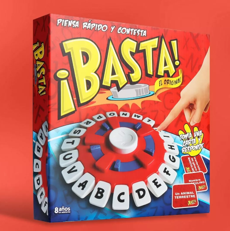 Basta Juego Mental Mesa Palabras Didáctico Infantil Familiar 8