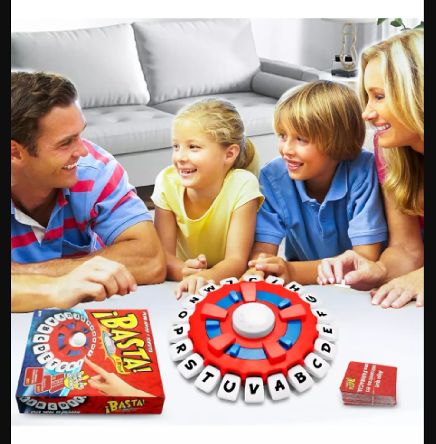 Basta Juego Mental Mesa Palabras Didáctico Infantil Familiar 11