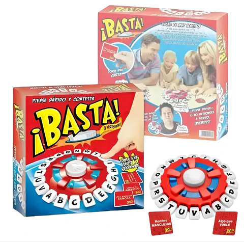 Basta Grande Juego Mental Mesa Palabras Didáctico Infantil Familiar