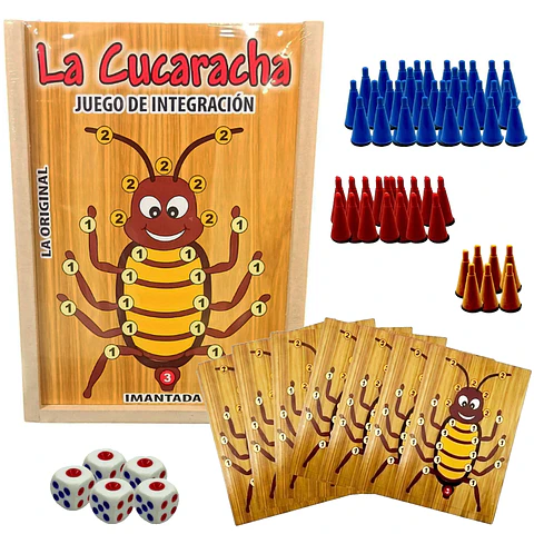 JUEGO DE MESA LA CUCARACHA IMANTADA ORIGINAL