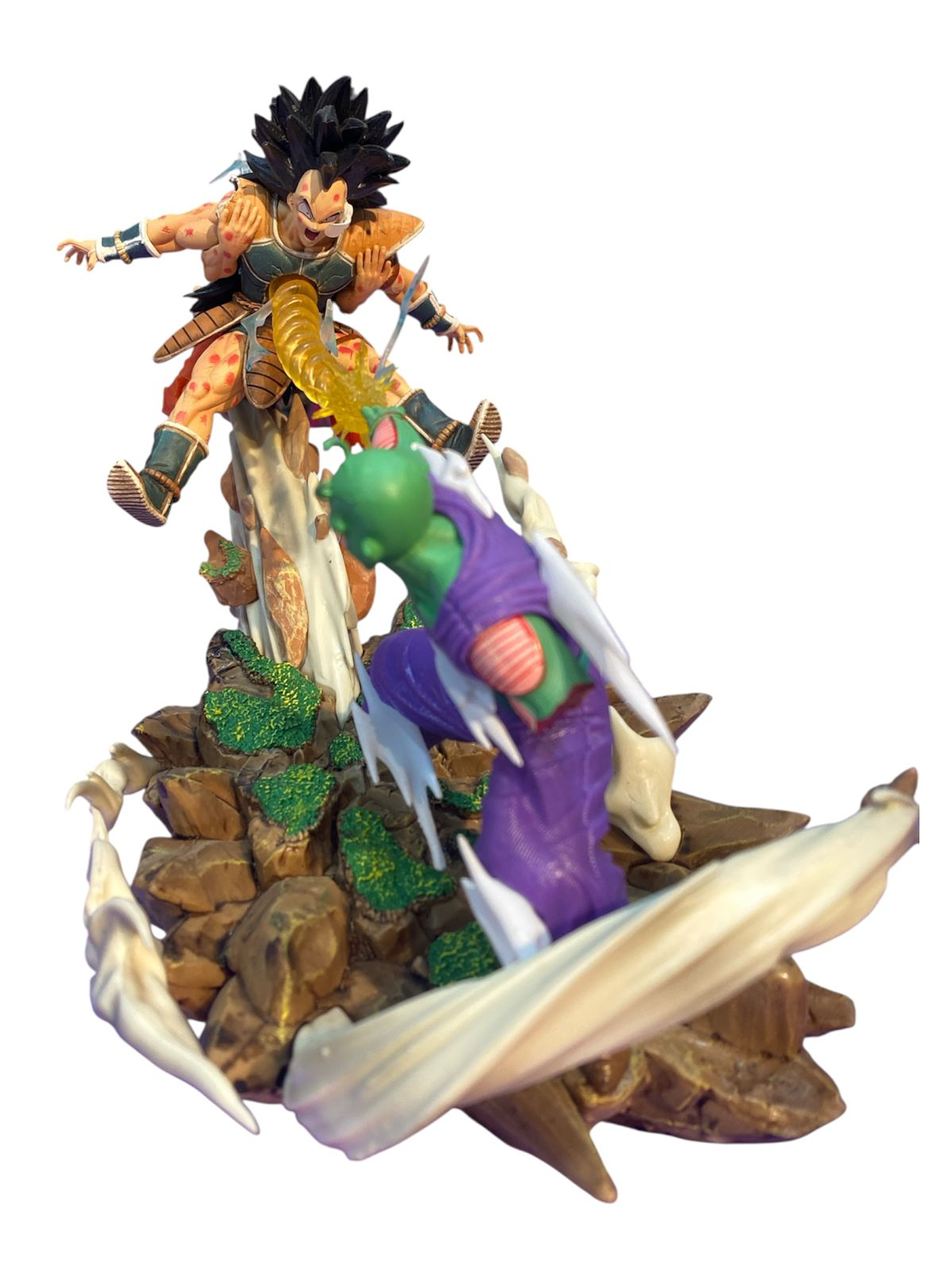 ESTATUA COLECCIONABLE GOKU RADITZ Y PICCOLO EL SACRIFICIO FINAL MAKANKOSAPPO 4